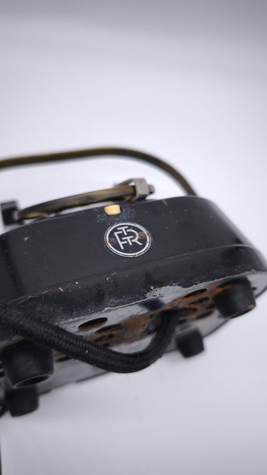 89071 Telefono vintage rotante FTR in bachelite con maniglia in ottone