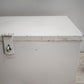 90885 Baule in ferro grigio con ruote