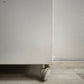 90885 Baule in ferro grigio con ruote