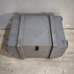 90917 Baule in legno grigio con ruote
