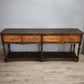 90961 Console in legno con quattro cassetti