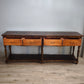 90961 Console in legno con quattro cassetti