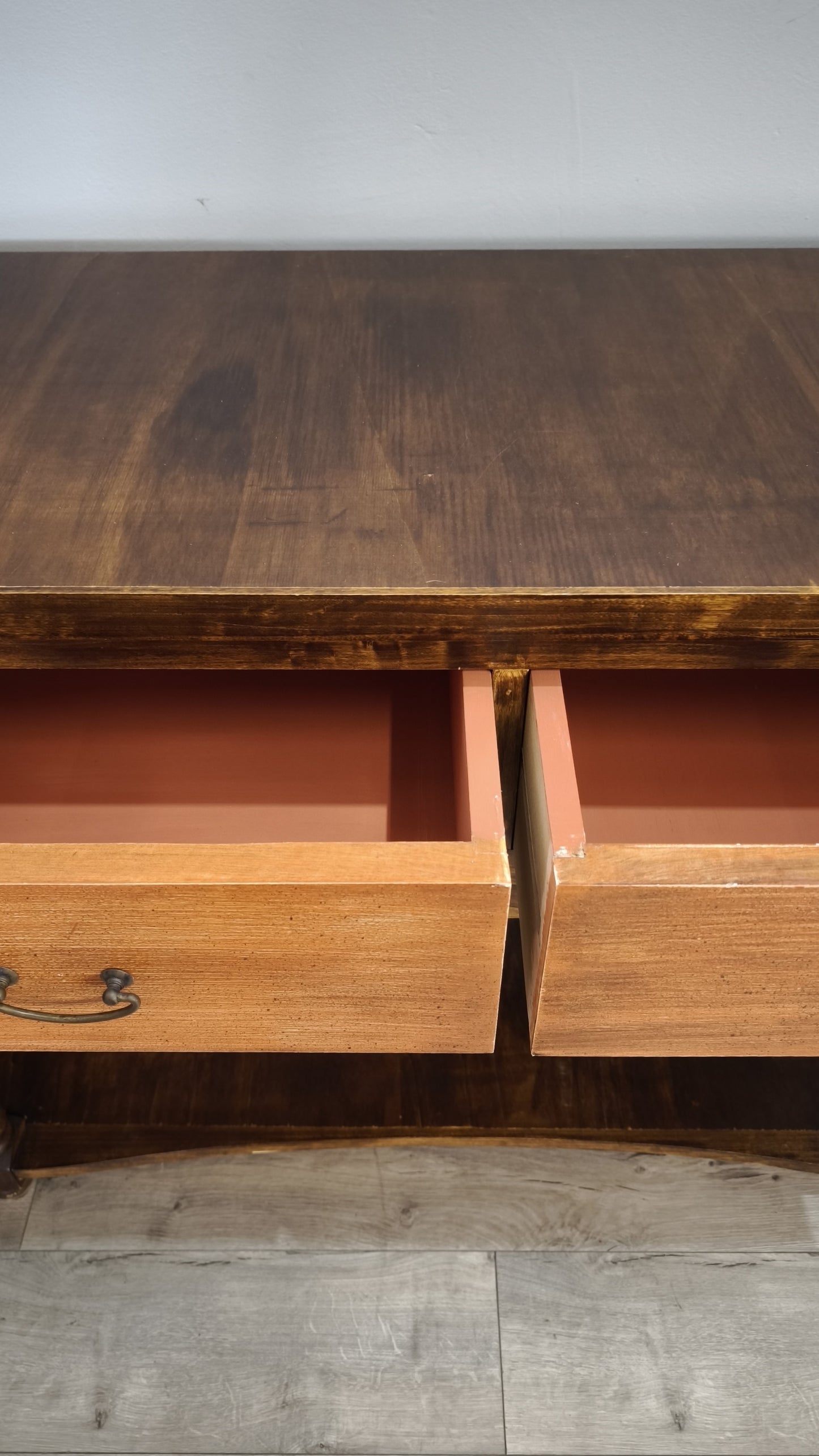 90961 Console in legno con quattro cassetti