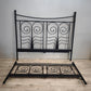 90957 Struttura letto matrimoniale Ikea in ferro nero