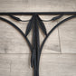 90958 Struttura letto singolo Ikea in ferro nero