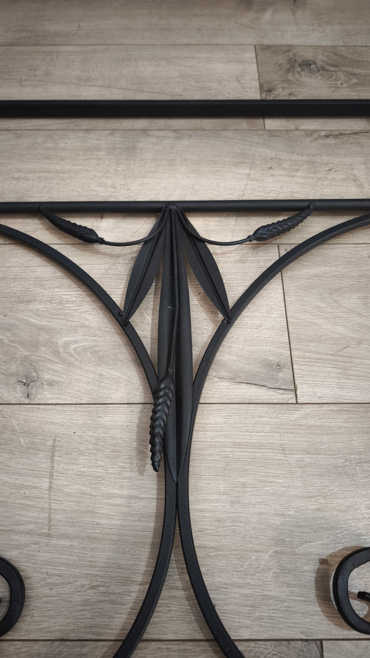 90958 Struttura letto singolo Ikea in ferro nero