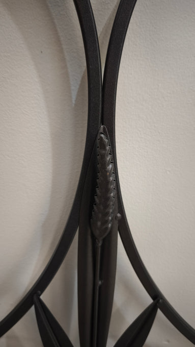 90958 Struttura letto singolo Ikea in ferro nero