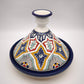 90986 Tajine in ceramica marocchina dipinta