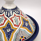 90986 Tajine in ceramica marocchina dipinta