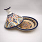 90986 Tajine in ceramica marocchina dipinta