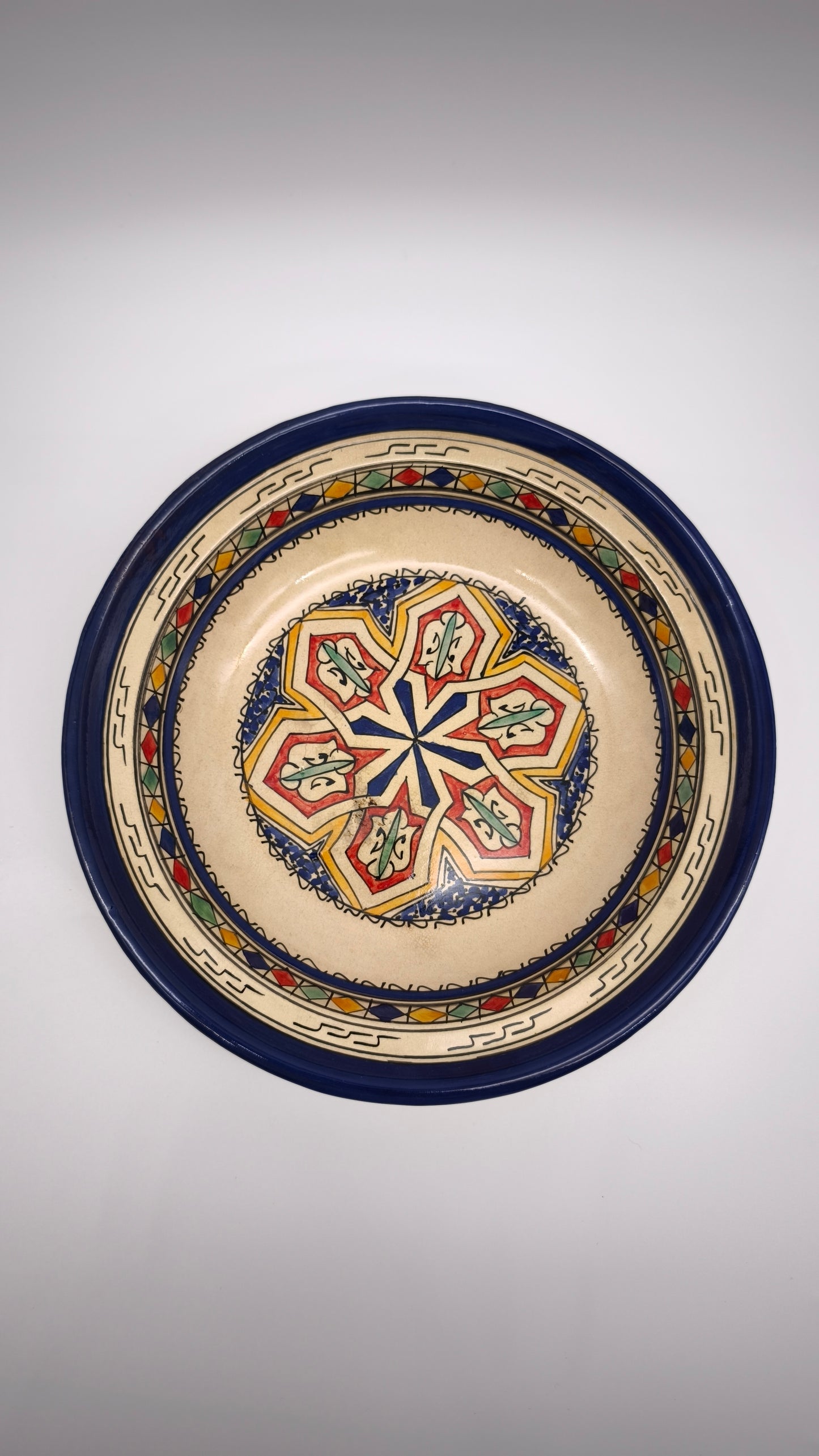 90986 Tajine in ceramica marocchina dipinta