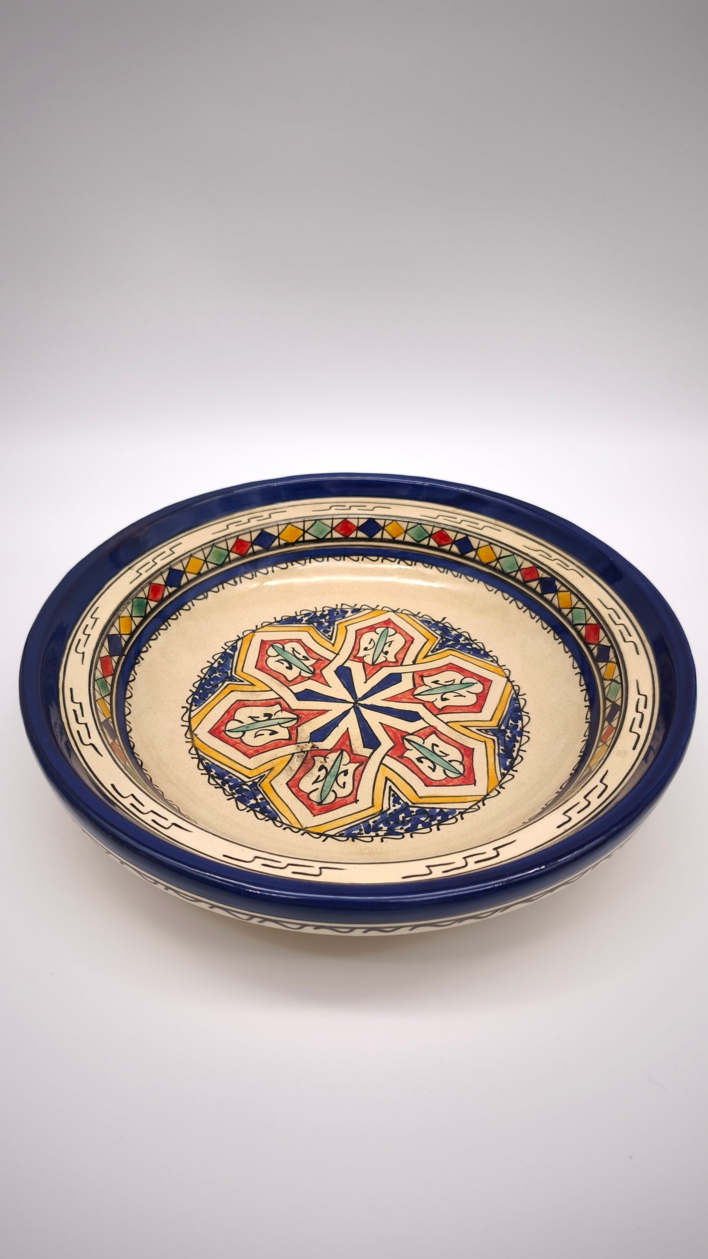 90986 Tajine in ceramica marocchina dipinta