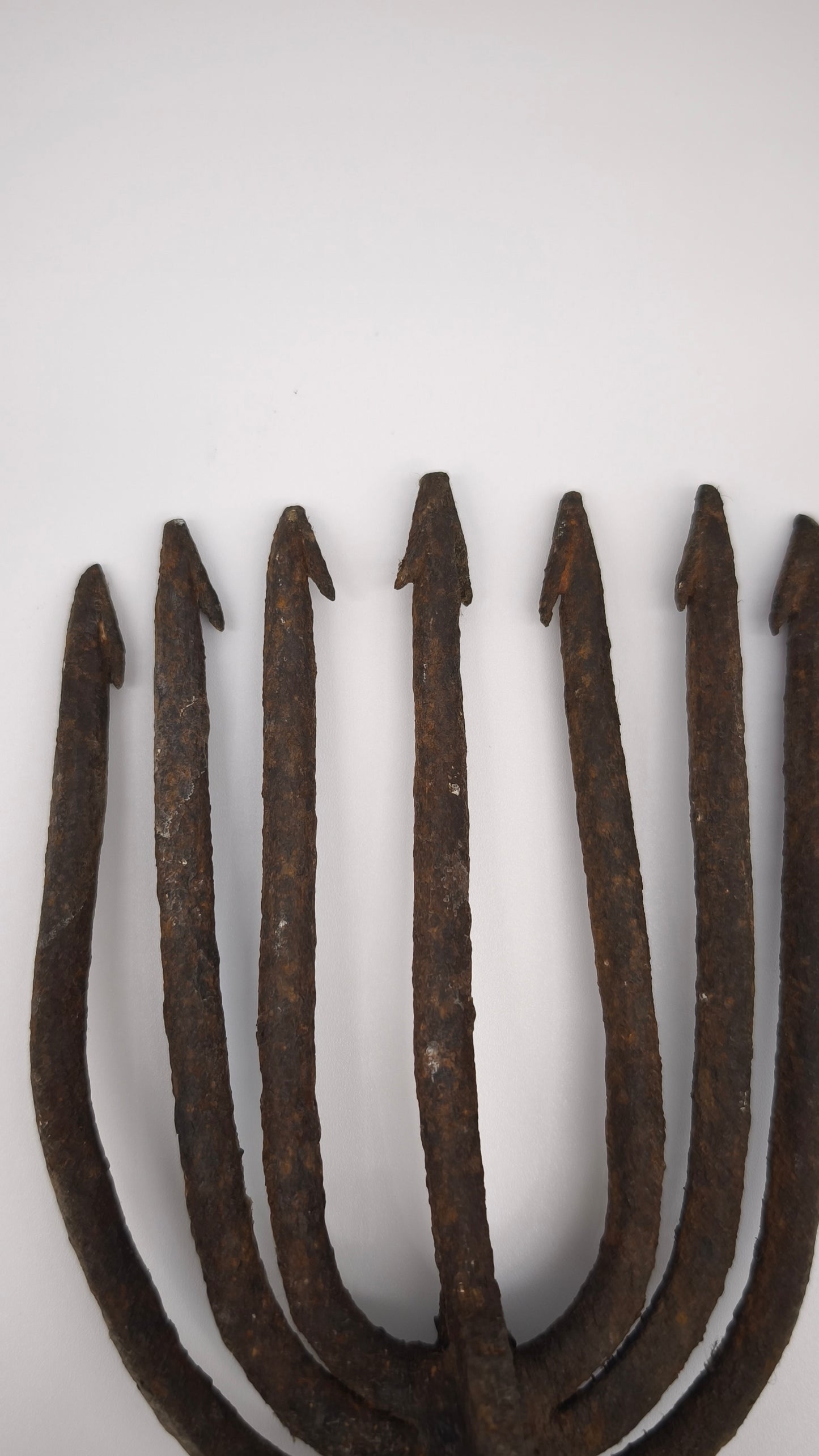 90974 Antica fiocina in ferro forgiato