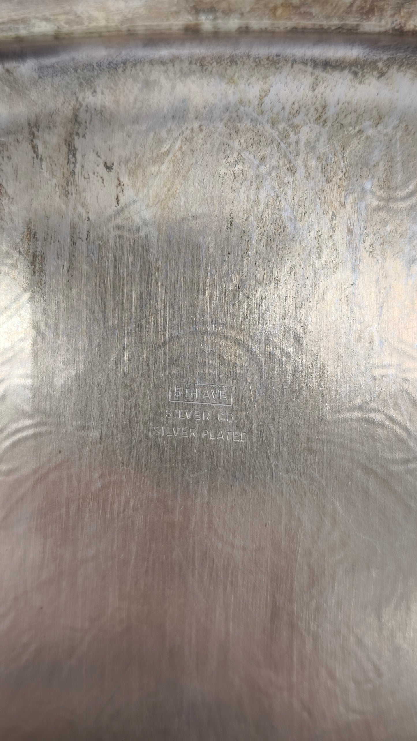 90987 Vassoio 5Th Ave Silver Co silver plated