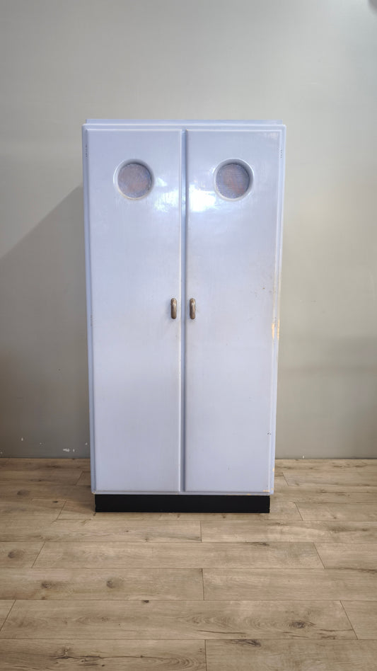 130 Credenzina anni '50 dipinta celeste