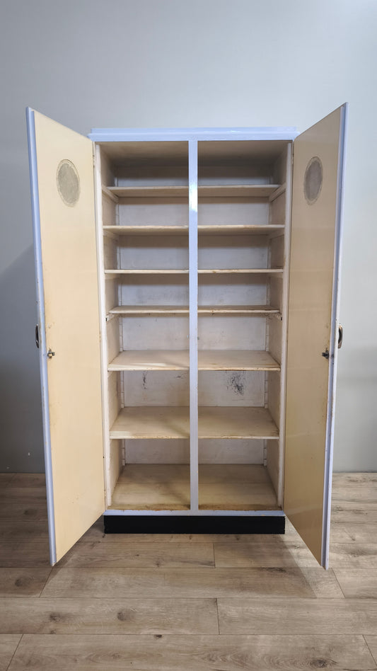130 Credenzina anni '50 dipinta celeste