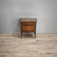 135 Comodino intarsiato in legno