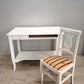 91167 Scrivania bianca con sedia