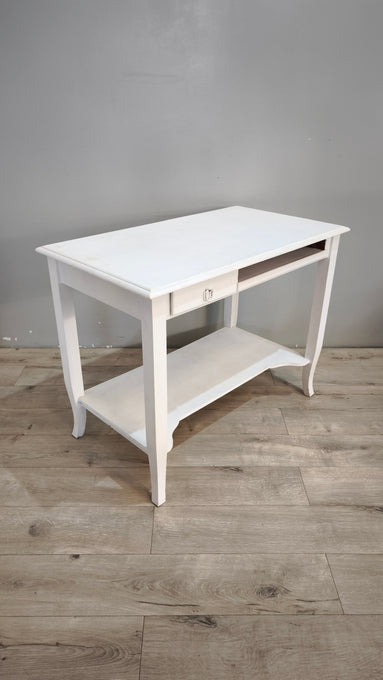 91167 Scrivania bianca con sedia