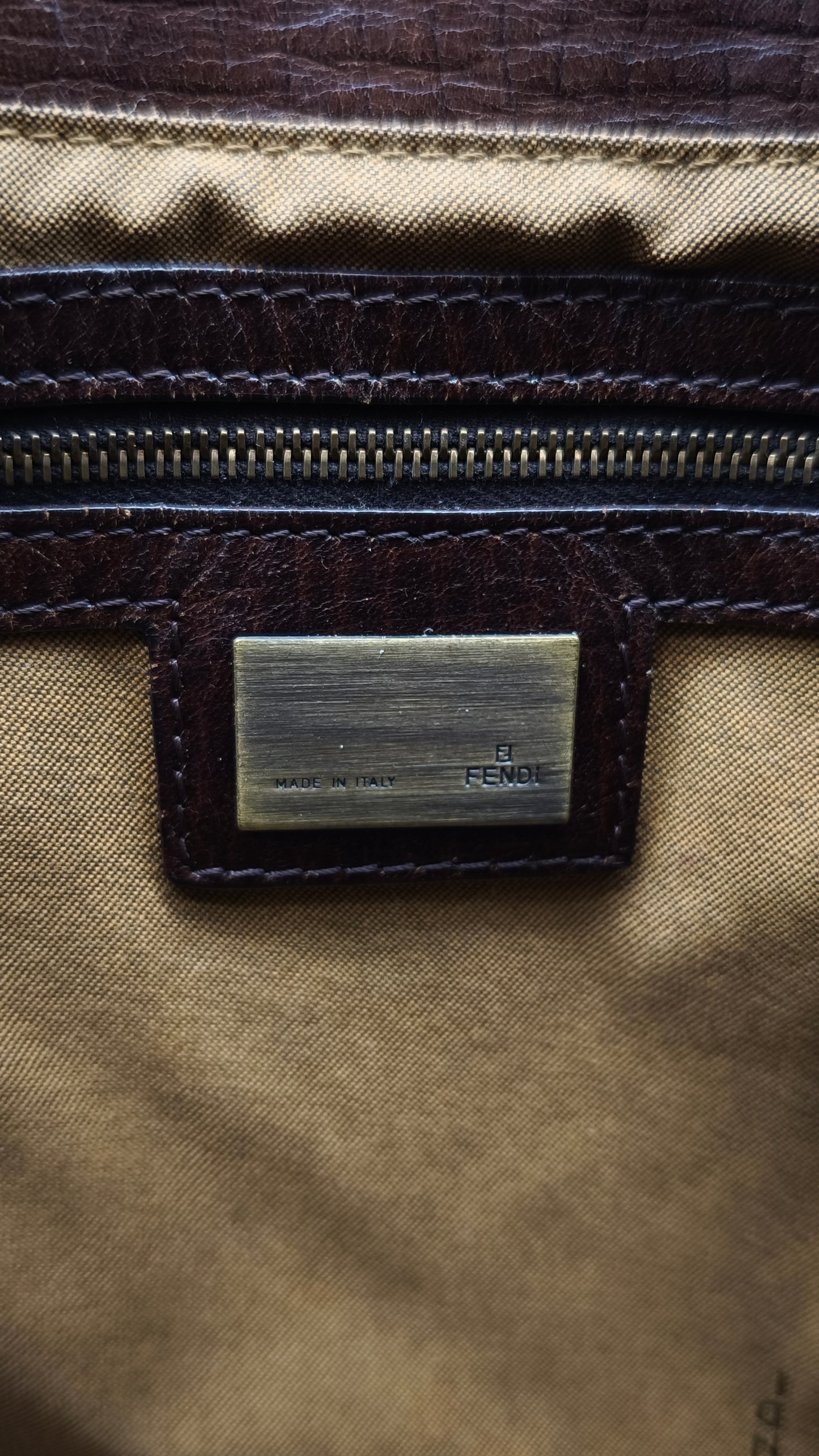 91107 Borsa Fendi con pattern logo
