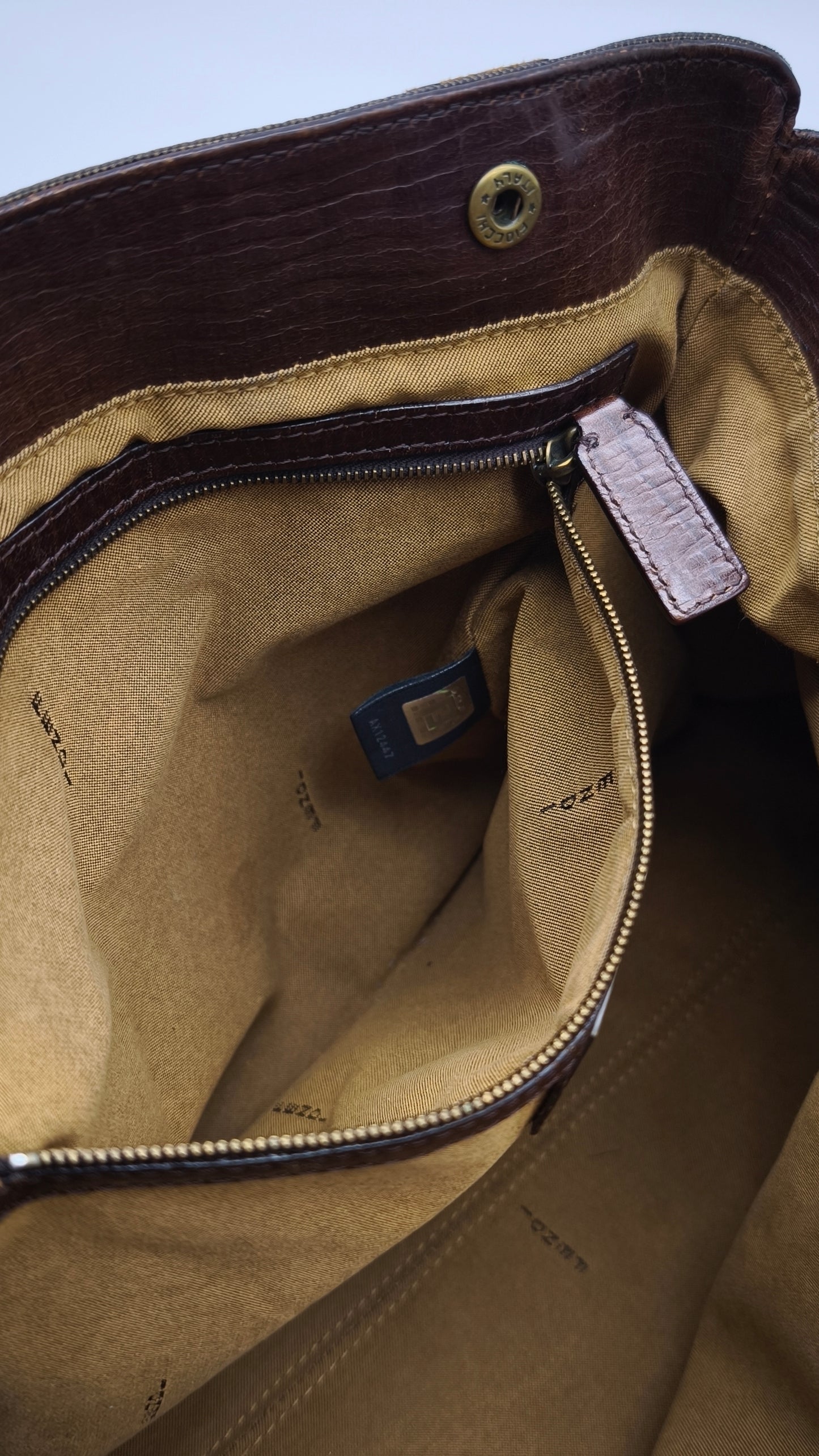 91107 Borsa Fendi con pattern logo