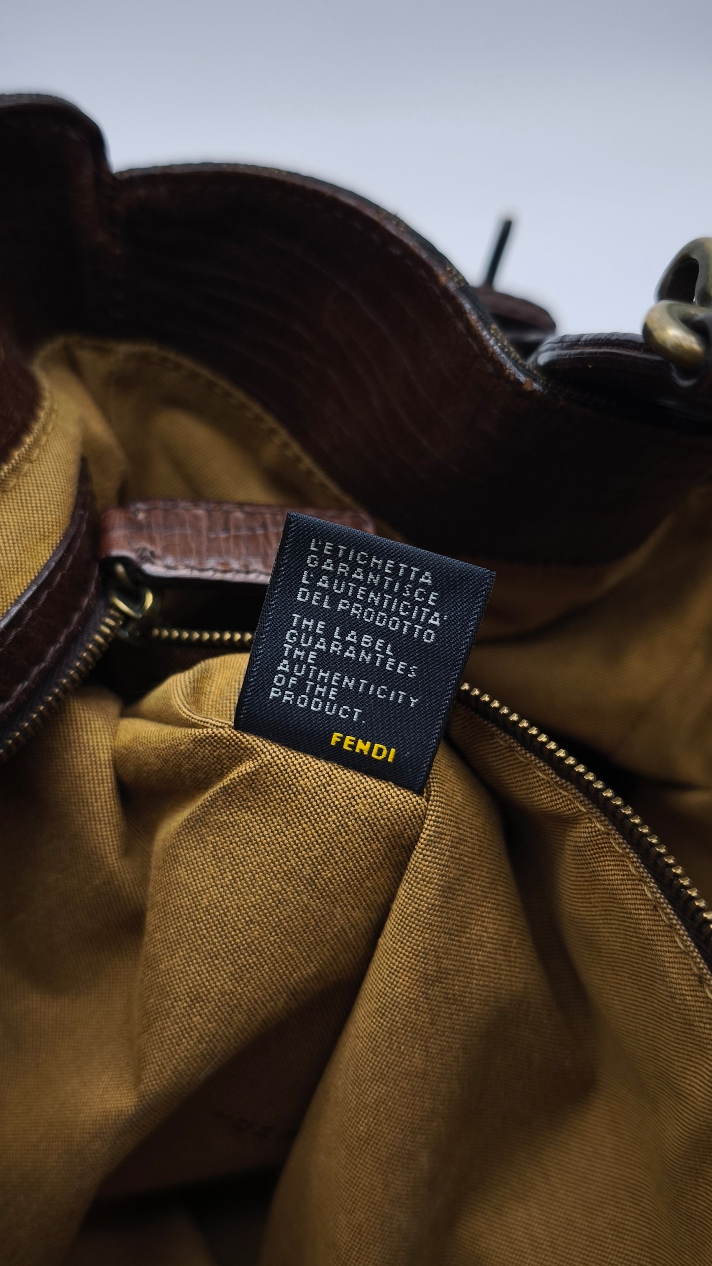 91107 Borsa Fendi con pattern logo