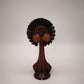 144 Spazzola leva pelucchi figurativa danese in legno, anni '50-60