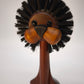 144 Spazzola leva pelucchi figurativa danese in legno, anni '50-60