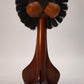 144 Spazzola leva pelucchi figurativa danese in legno, anni '50-60