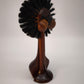 144 Spazzola leva pelucchi figurativa danese in legno, anni '50-60