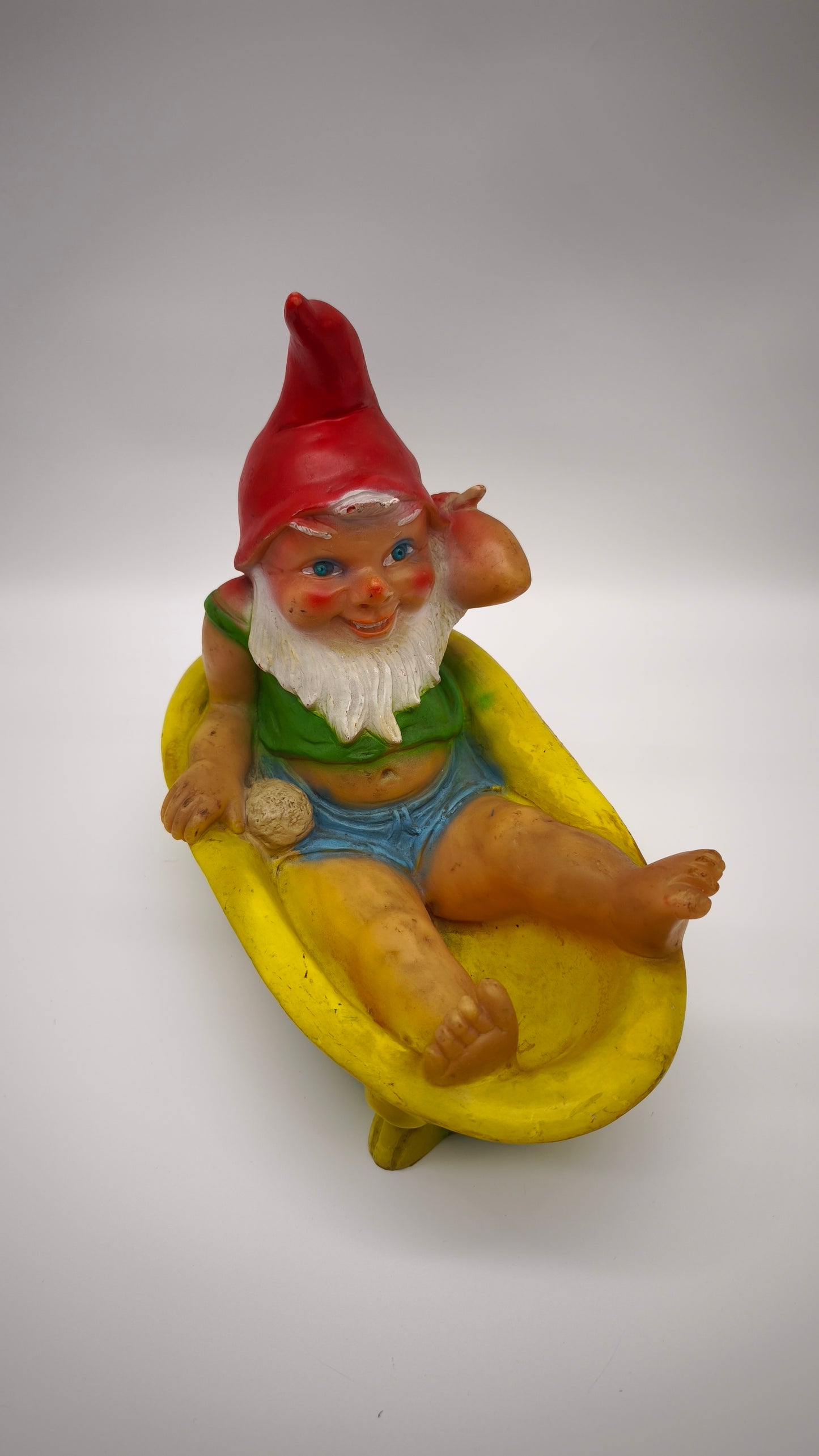 141 Gnomo Da Giardino In Vasca, Lenz Germany, Anni '80