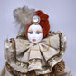91092 Bambola veneziana in ceramica con costume