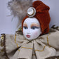 91092 Bambola veneziana in ceramica con costume