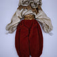 91092 Bambola veneziana in ceramica con costume