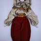 91092 Bambola veneziana in ceramica con costume