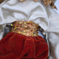 91092 Bambola veneziana in ceramica con costume