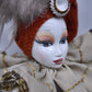 91092 Bambola veneziana in ceramica con costume