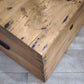 148 Baule in legno con maniglie in metallo