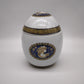 91180 Vaso uovo in ceramica decorata