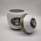91180 Vaso uovo in ceramica decorata