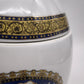 91180 Vaso uovo in ceramica decorata
