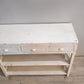91227 Console in legno dipinta bianca