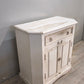 91230 Credenzina in legno dipinta bianca