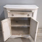 91230 Credenzina in legno dipinta bianca