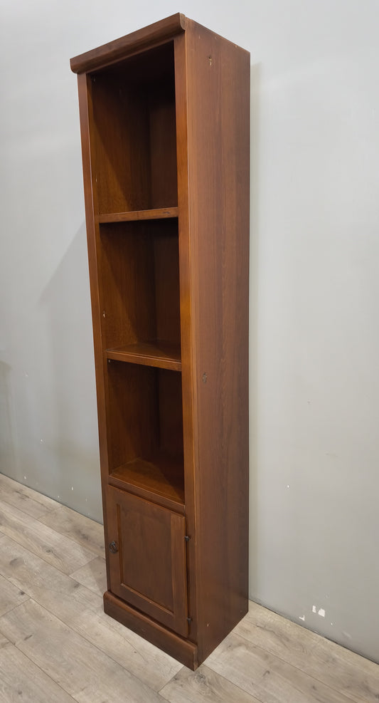 91185 Libreria in legno con sportello inferiore