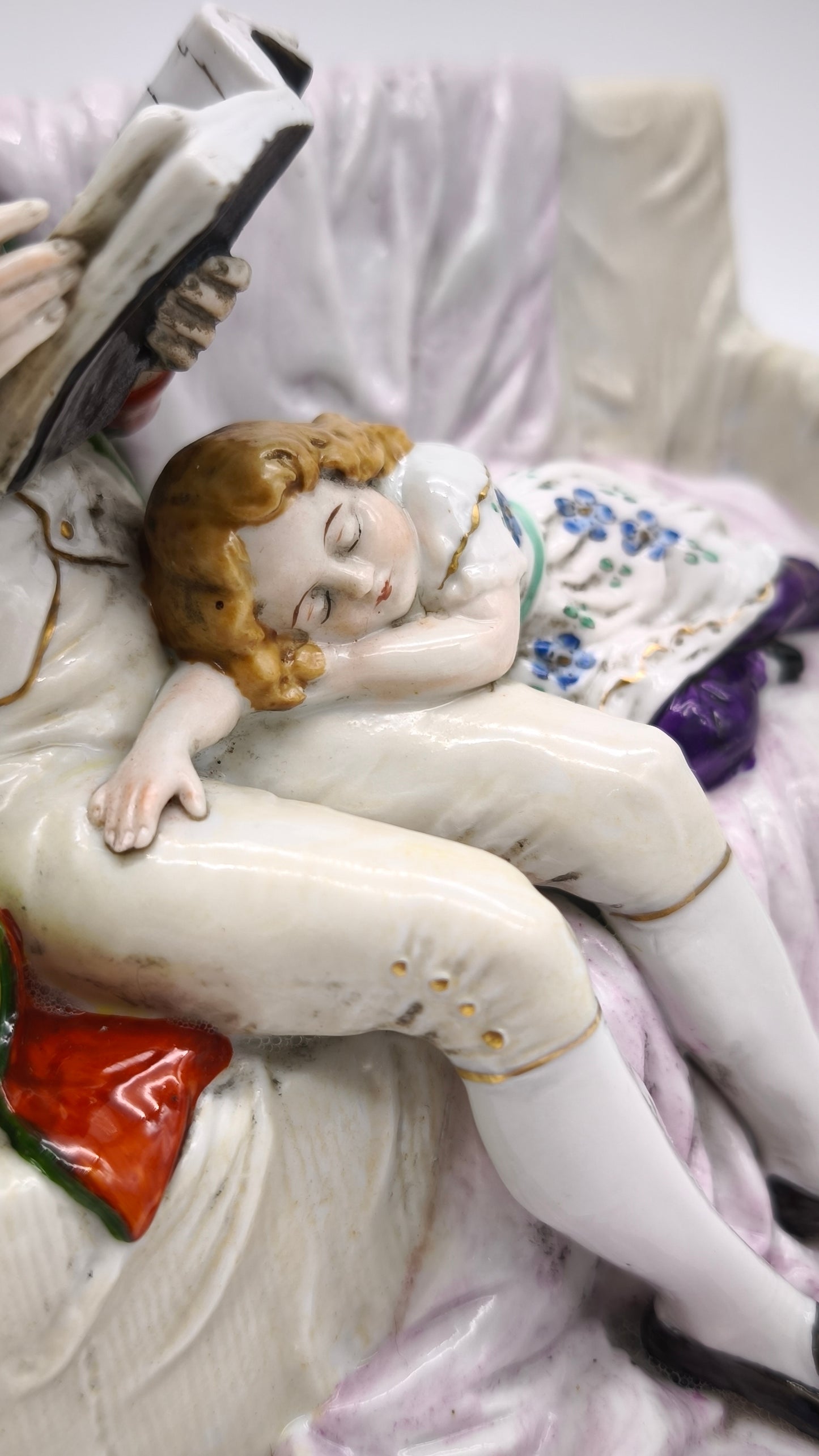 91290 Statuina in ceramica Capodimonte, Napoleone