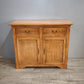91350 Credenzina arancione in legno