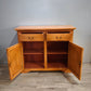 91350 Credenzina arancione in legno