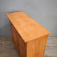91350 Credenzina arancione in legno