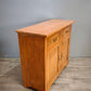 91350 Credenzina arancione in legno